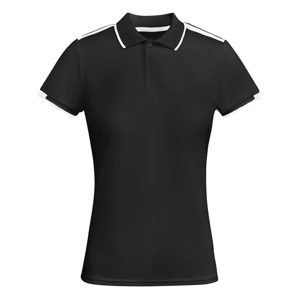 Polo Tamil Woman - NEGRO/BLANCO