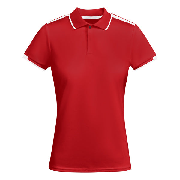 Polo Tamil Woman - ROJO/BLANCO