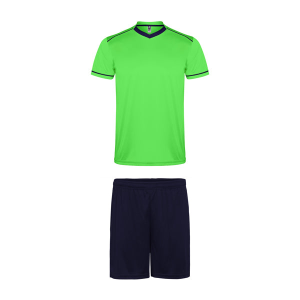 Conjunto deportivo United - VERDE FLUOR/MARINO