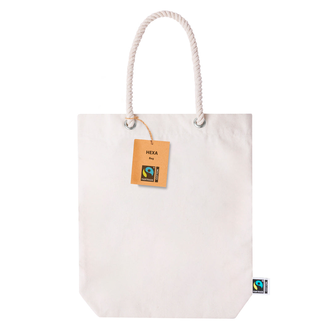 Bolsa Hexa Fairtrade - NATURAL