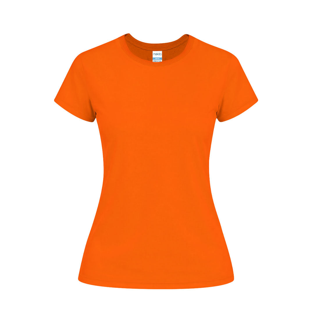 Camiseta Mujer Color Seiyo - NARANJA