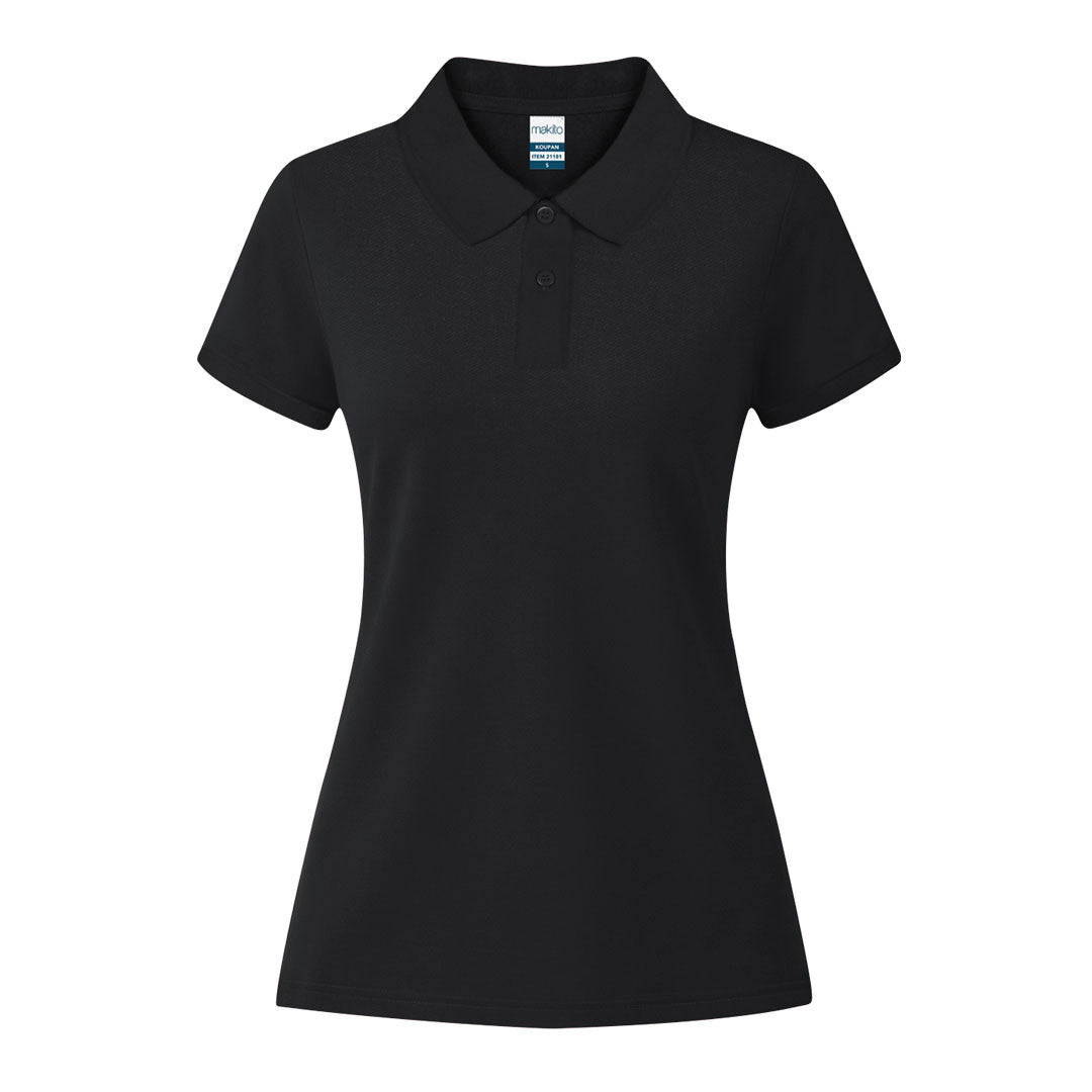 Polo Mujer Color Koupan - NEGRO