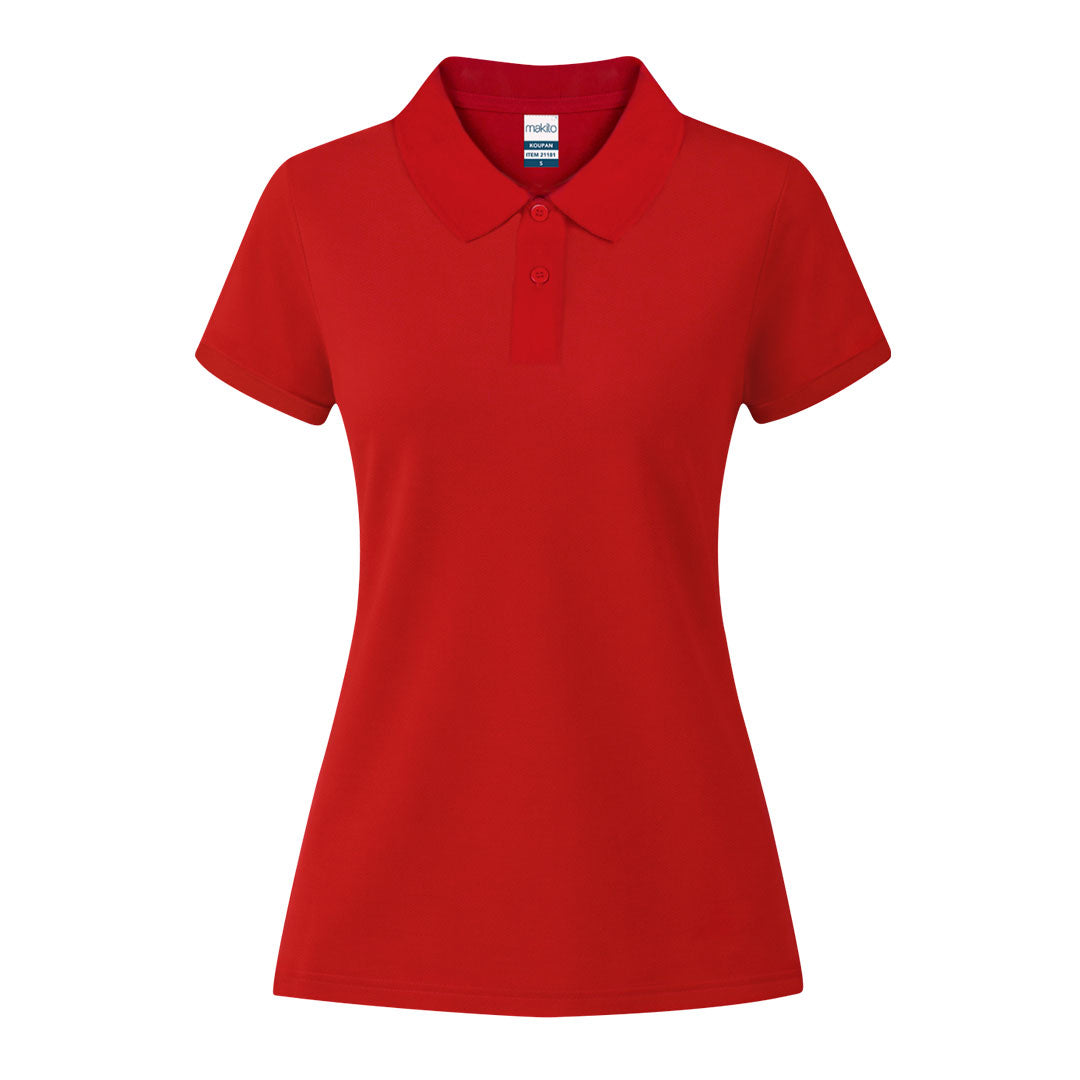 Polo Mujer Color Koupan - ROJO