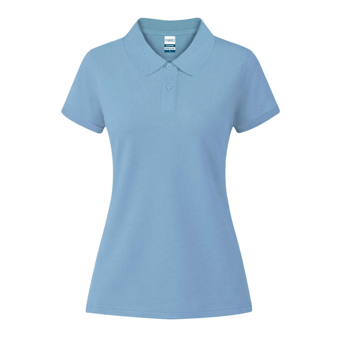 Polo Mujer Color Koupan - AZUL CLARO