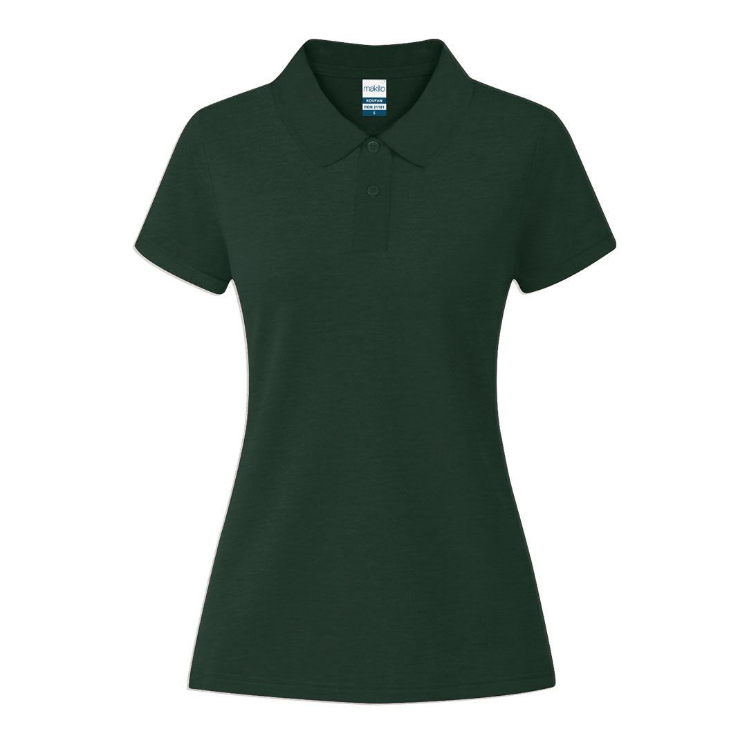 Polo Mujer Color Koupan - VERDE BOTELLA