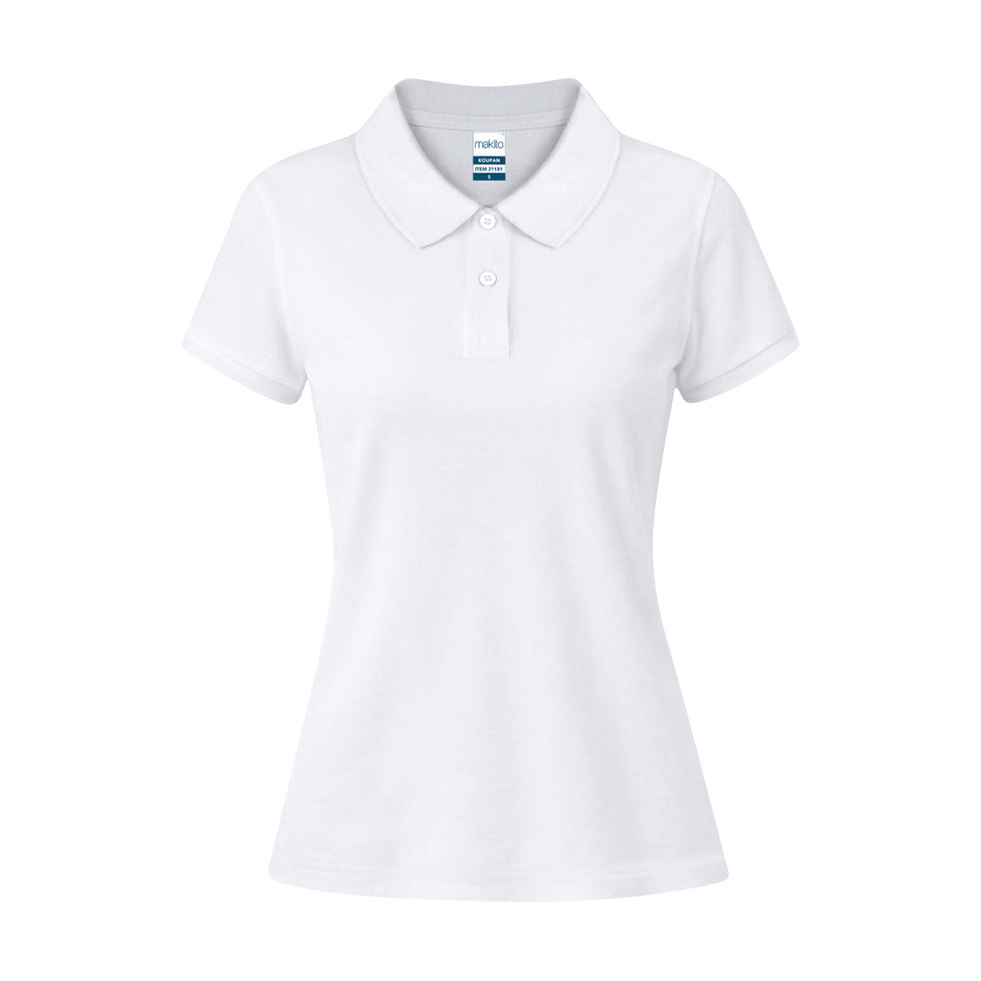 Polo Mujer Blanco Koupan - BLANCO