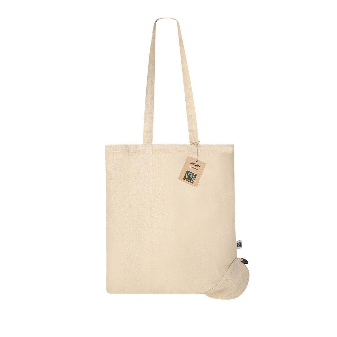 Bolsa Plegable Kieran Fairtrade - NATURAL