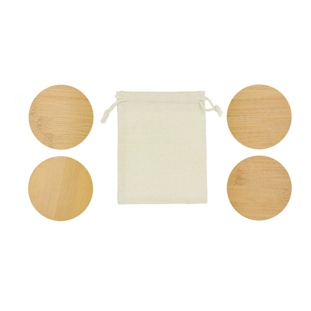 Set Posavasos Elmor - NATURAL