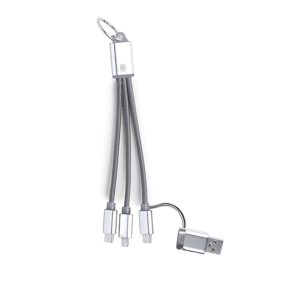 Cable Cargador Bikoc - PLATEADO