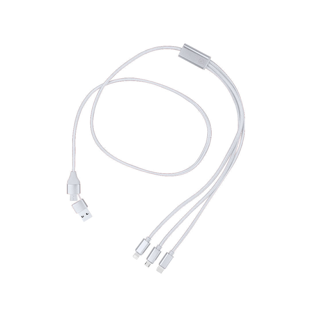 Cable Cargador Clodan - PLATEADO