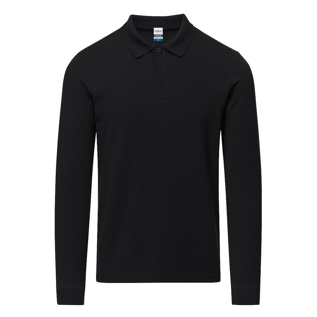 Polo Adulto Color Charlot - NEGRO