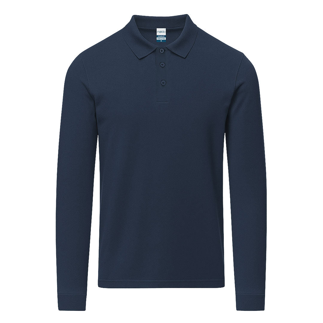 Polo Adulto Color Charlot - MARINO