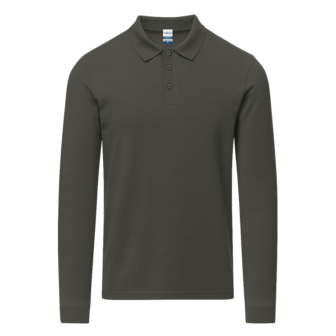 Polo Adulto Color Charlot - GRIS OSCURO