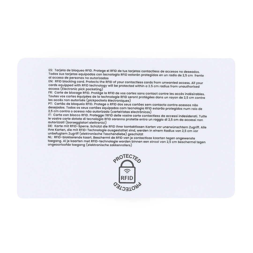 Tarjeta Bloqueo RFID Fatton