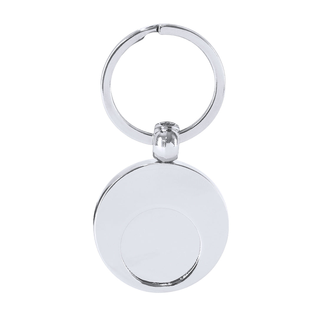 Llavero Moneda Mican - PLATEADO