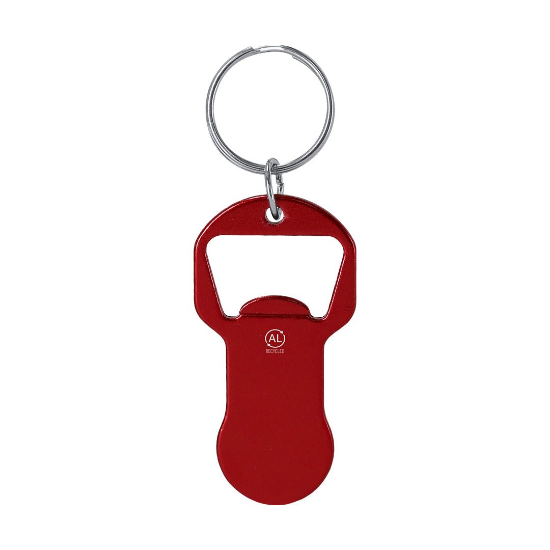 Llavero Moneda Abridor Belarox - ROJO