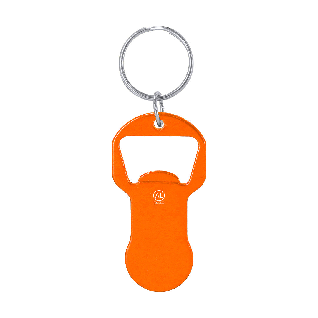 Llavero Moneda Abridor Belarox - NARANJA