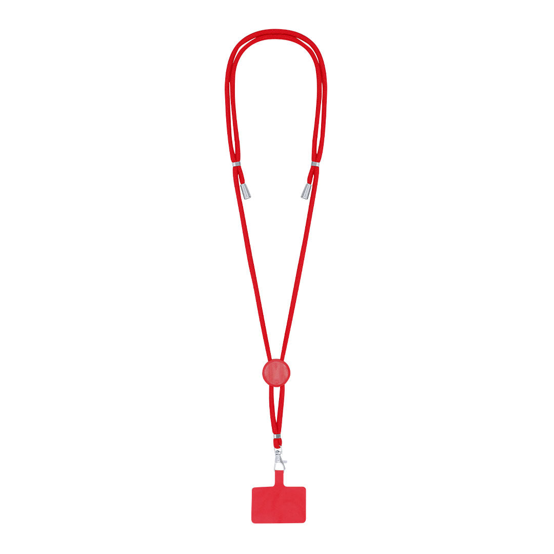 Lanyard Soporte Zaret - ROJO