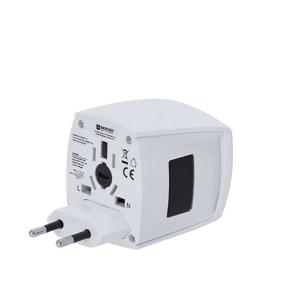 Adaptador Viaje Universal Skross MUV MICRO