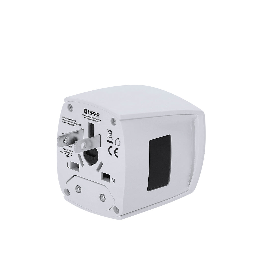 Adaptador Viaje Universal Skross MUV MICRO