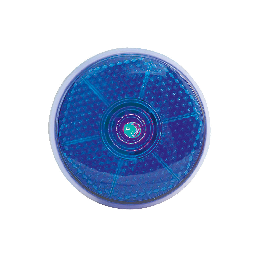 Luz LED de seguridad Flash con clip reflectante - azul