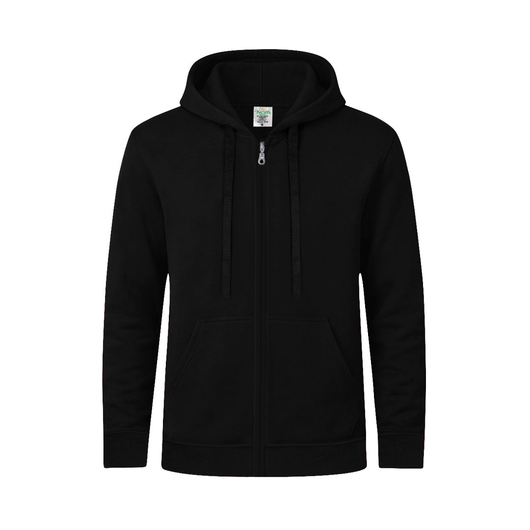 Sudadera Adulto Capucha + Cremallera "keya" SWZ280 - NEGRO