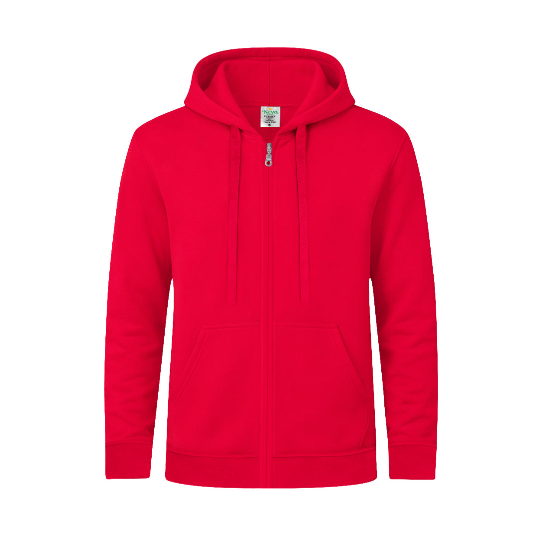 Sudadera Adulto Capucha + Cremallera "keya" SWZ280 - ROJO