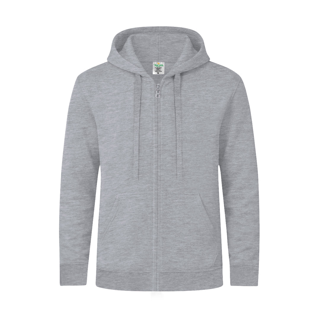 Sudadera Adulto Capucha + Cremallera "keya" SWZ280 - GRIS