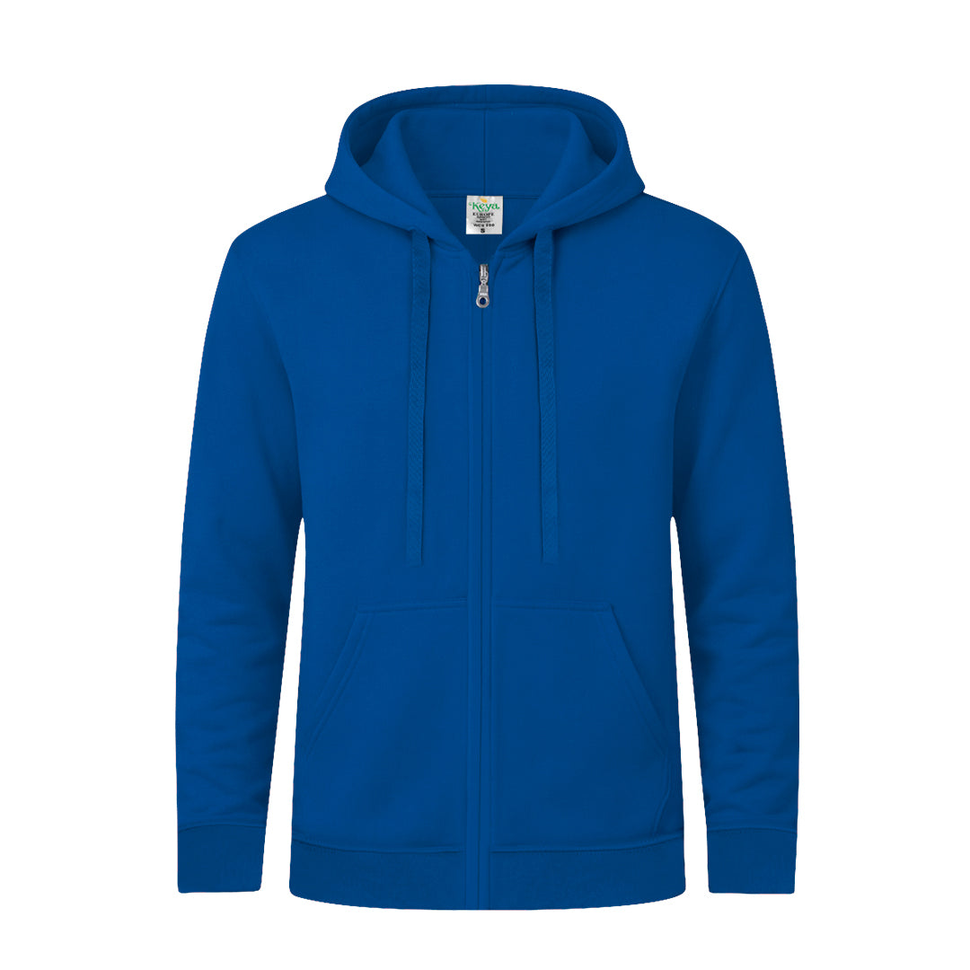 Sudadera Adulto Capucha + Cremallera "keya" SWZ280 - AZUL