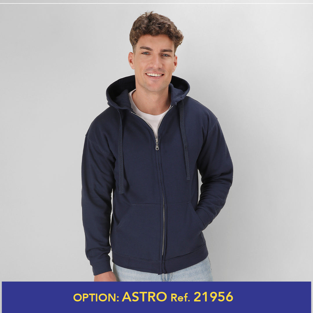 Sudadera Adulto Capucha + Cremallera "keya" SWZ280
