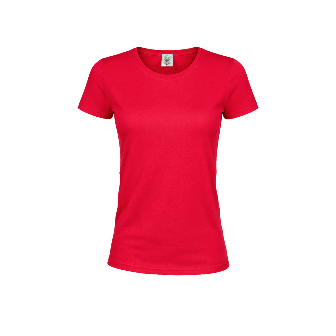 Camiseta Mujer Color "keya" WCS150 - ROJO