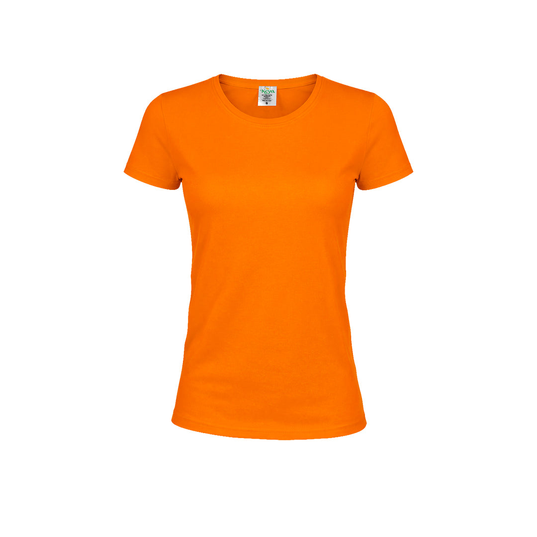 Camiseta Mujer Color "keya" WCS150 - NARANJA
