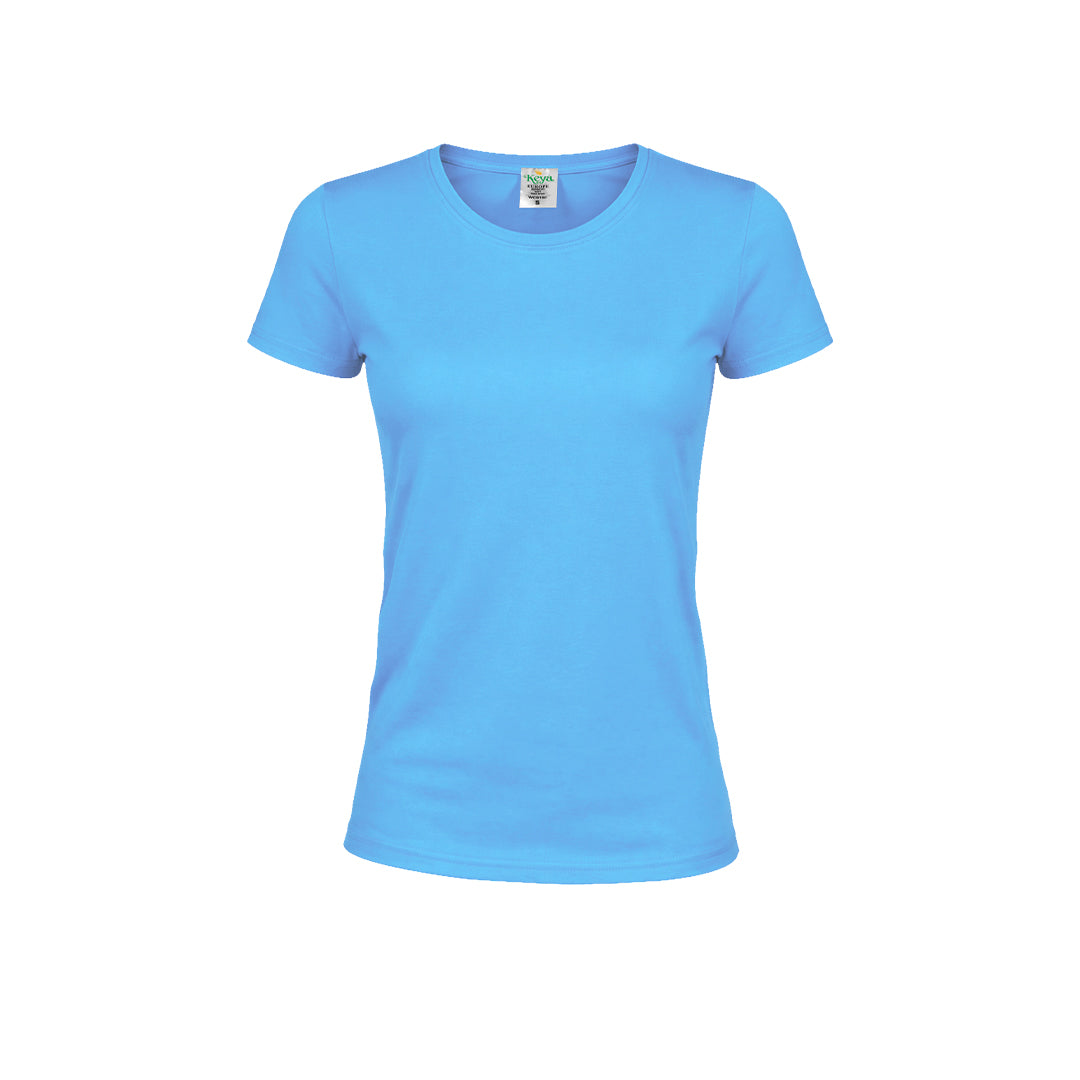 Camiseta Mujer Color "keya" WCS150 - AZUL CLARO