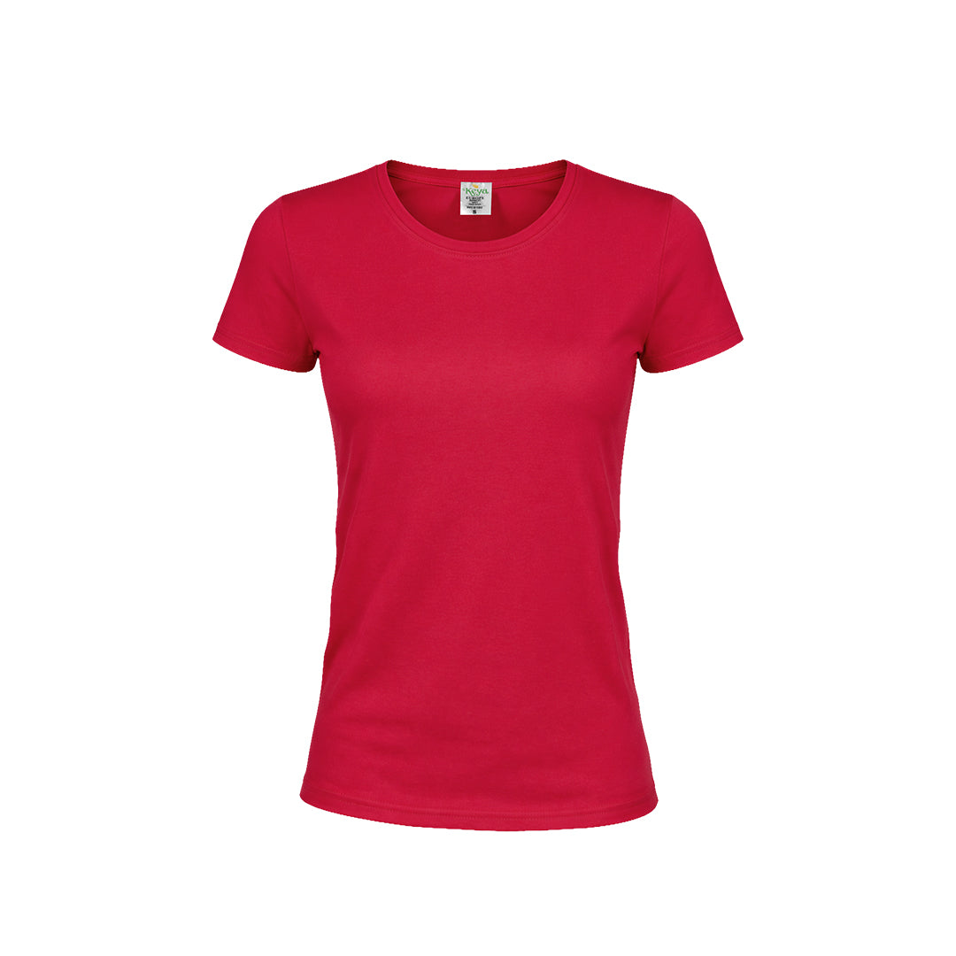 Camiseta Mujer Color "keya" WCS180 - ROJO