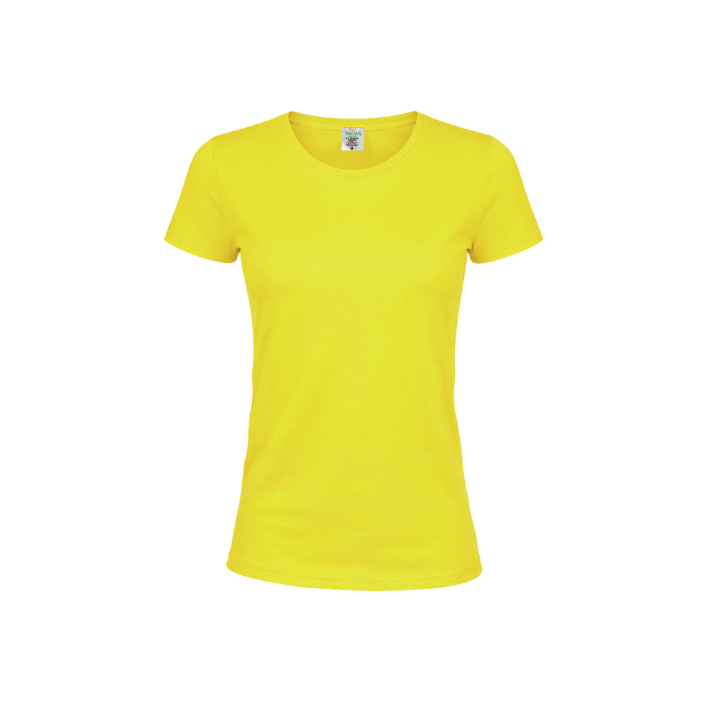 Camiseta Mujer Color "keya" WCS180 - AMARILLO