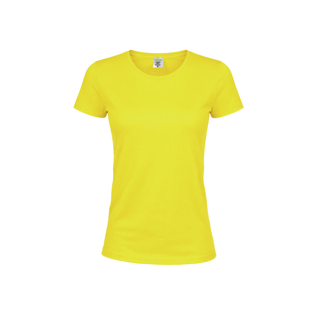 Camiseta Mujer Color "keya" WCS180 - AMARILLO