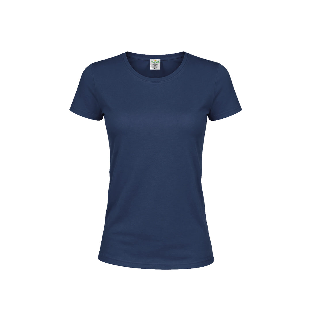 Camiseta Mujer Color "keya" WCS180 - MARINO