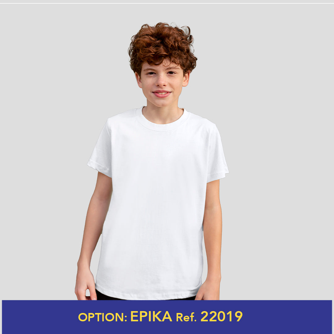 Camiseta Niño Blanca "keya" YC150