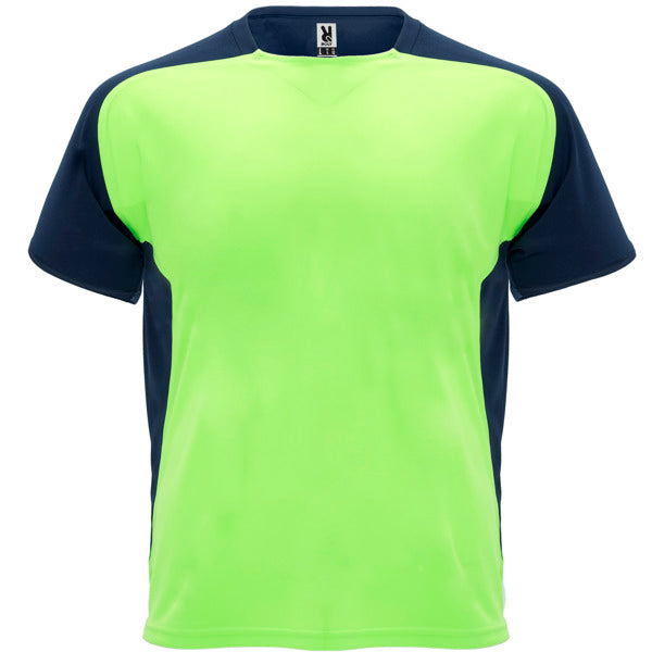 Camiseta Bugatti - VERDE FLUOR/MARINO
