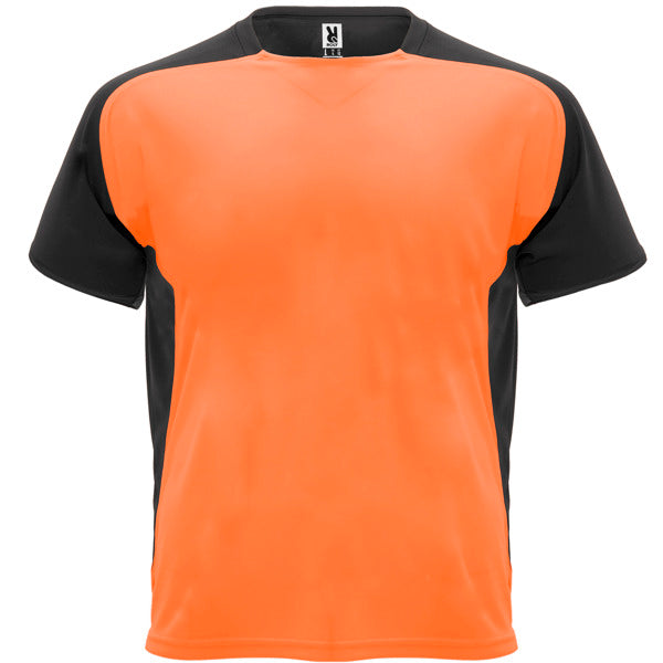 Camiseta Bugatti - NARANJA FLUOR/NEGRO
