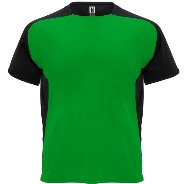 Camiseta Bugatti - VERDE HELECHO/NEGRO
