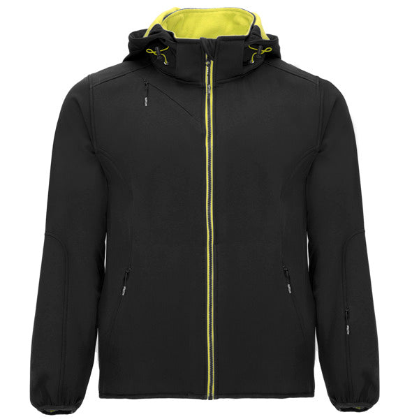 Softshell Siberia - NEGRO/LIMA PUNCH