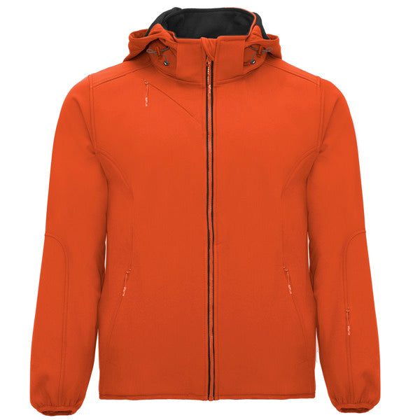 Softshell Siberia - NARANJA BERMELLON/EBANO