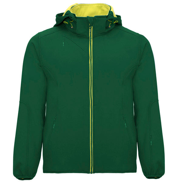 Softshell Siberia - VERDE BOTELLA/LIMA PUNCH