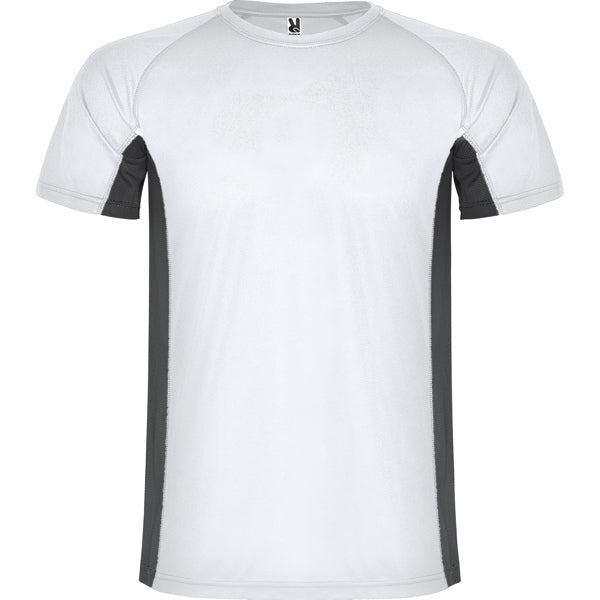 Camiseta Shanghai - BLANCO/PLOMO OSCURO