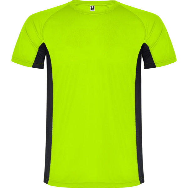 Camiseta Shanghai - VERDE FLUOR/NEGRO