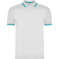 Polo Montreal - BLANCO/TURQUESA