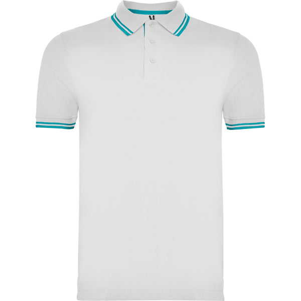 Polo Montreal - BLANCO/TURQUESA