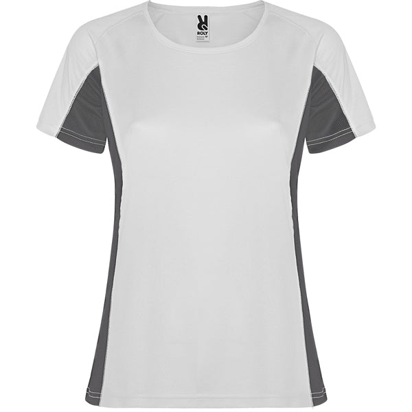 Camiseta Shanghai Woman - BLANCO/PLOMO OSCURO