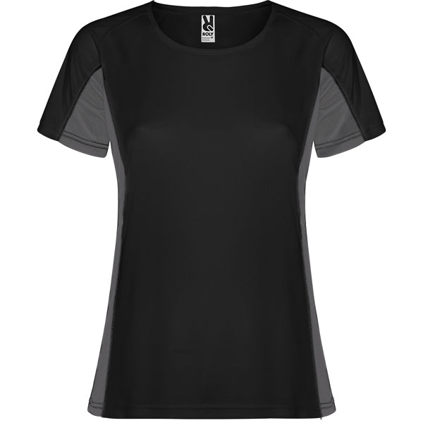 Camiseta Shanghai Woman - NEGRO/PLOMO OSCURO